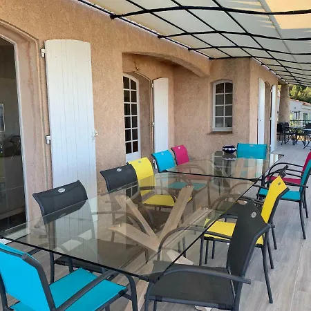 Propriete Des Cistes - Magnifique Vue Panoramique Sur La Et Sur L'iles D'hyeres Piscine Privative Villa *
