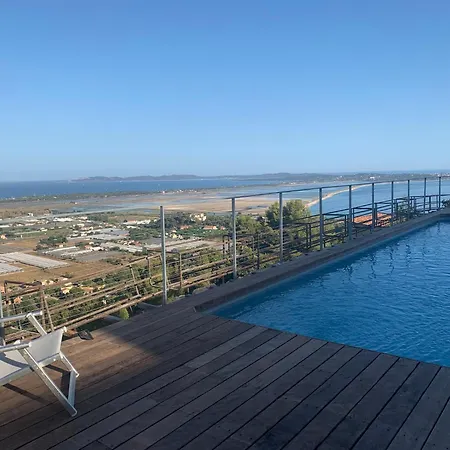 Propriete Des Cistes - Magnifique Vue Panoramique Sur La Et Sur L'iles D'hyeres Piscine Privative